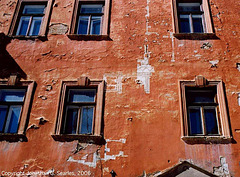 Red Windows, Cesky Krumlov, South Bohemia (CZ), 2006