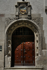 Freising - Entrance to the Town Hall