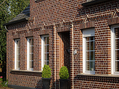 Ziegelfassade / facade with bricks