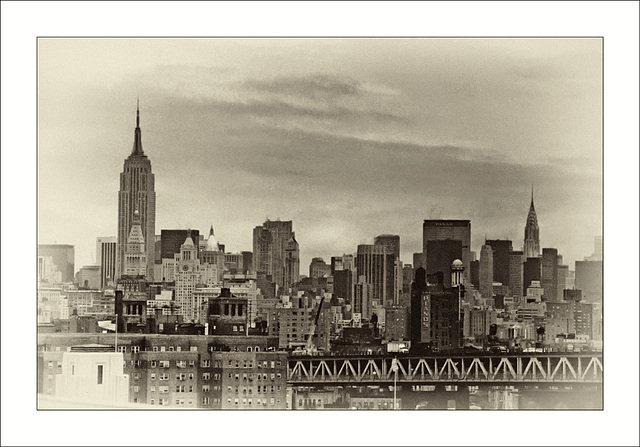 Old New  York Skyline
