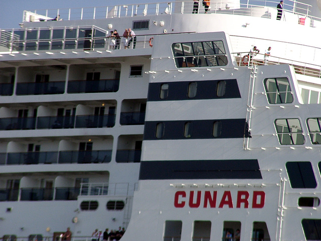 Cunard  and balconies