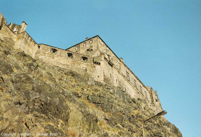 Edinburgh Castle, original "retro" colors, Edinburgh, Scotland, 2003