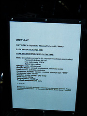 BMW R42 Plaque, Palace of Culture and Science, Warsaw, Poland, 2007