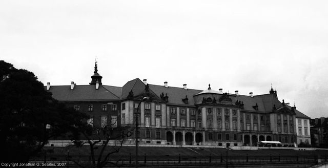 Royal Castle, Picture 2 B&W Version, Warsaw, Poland, 2007