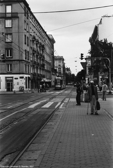 Politechnika Tram Stop, Picture 3, Warsaw, Poland, 2007