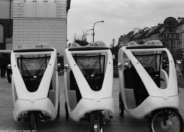 Bike Taxis, Warsaw, Poland, 2007