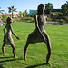 Algarve, Vila Sol Hotel, mother and daughter (sculpture)