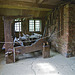 Hand loom - ancient Frisian house interior