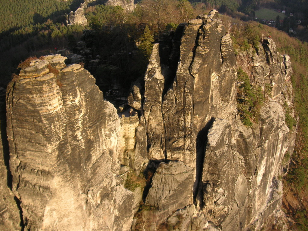 Bastei - die Kletterwände