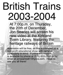 December 2007 NRHS Show Poster