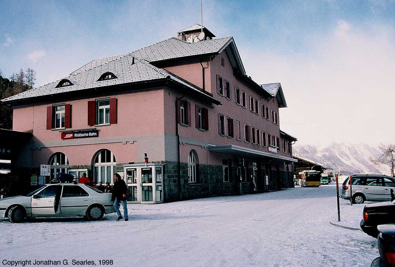 Pontresina Bahnhof, Pontresina, Switzerland, 1998