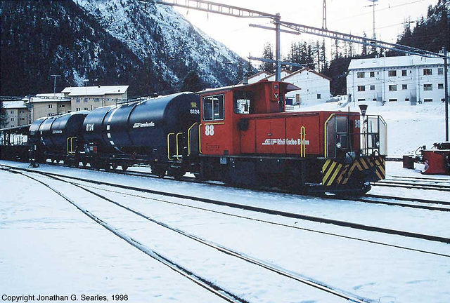 Rhatische Bahn #88, Pontresina, Switzerland, 1998