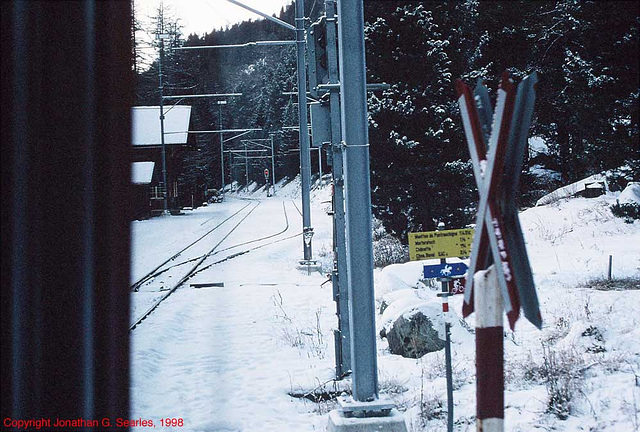 Incline Out Of Pontresina, Switzerland, 1998