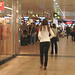 Young blurry readhead in high heels - Brussels airport  / 19-10-2008