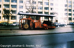 Tram Track Sealing Machine, Picture 2, Obchodni Dum Petriny, Prague, CZ, 2007