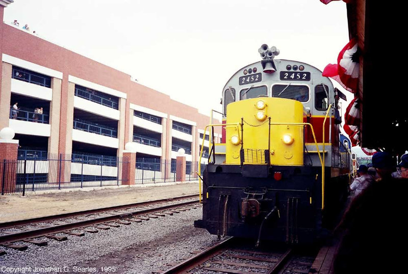 Delaware-Lackawanna #2452 At Steamtown During the 1995 NRHS Convention, Scranton, PA, USA, 1995