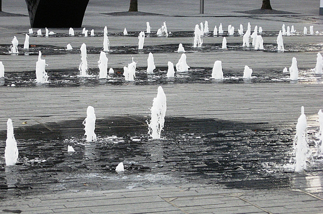 London City Hall fountains