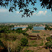 View from the hill to Baan Nongsa in Champasak, Laos