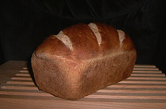 Volkorenbrood uit de vorm