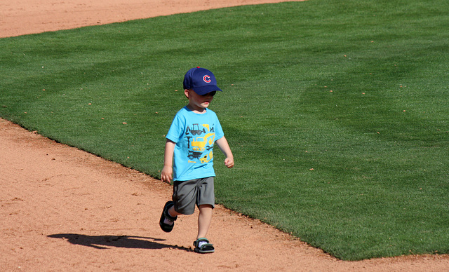 Little Kid Running The Bases (0816)