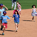 Kids Running The Bases at Hohokam Stadium (0742)