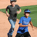 Kids Running The Bases at Hohokam Stadium (0823)