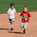 Kids Running The Bases at Hohokam Stadium (0833)