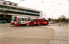 Brno Tram #1081 at Hlavni Nadrazi, Picture 2, Brno, Moravia(CZ), 2005