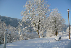 7.1.2009 - minus 20 °C - Eistreiben auf der Elbe - ein Wintermärchen