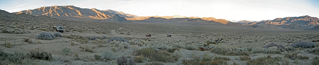 Geo Cabin View of Striped Butte