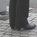 Aladin Swedish blond Lady in hammer heeled boots /  Blonde Suédoise en bottes à talons marteaux - Helsingborg / Suède.  22 Octobre 2008