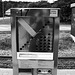 Ticket Machine, Faxe Ladeplads, B&W Version, Fakse, Denmark, 2007