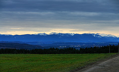 Icking/Walchstadt - View on the Alps