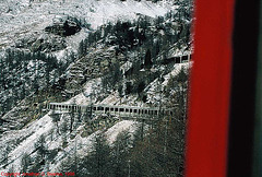 Swiss Railway Snow Shed, Picture 2, Switzerland, 1998