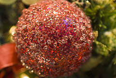Sugared Christmas tree ball