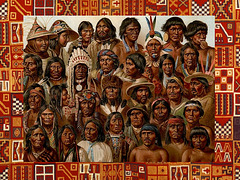 Amérindiens, œuvre de G. Mülzel