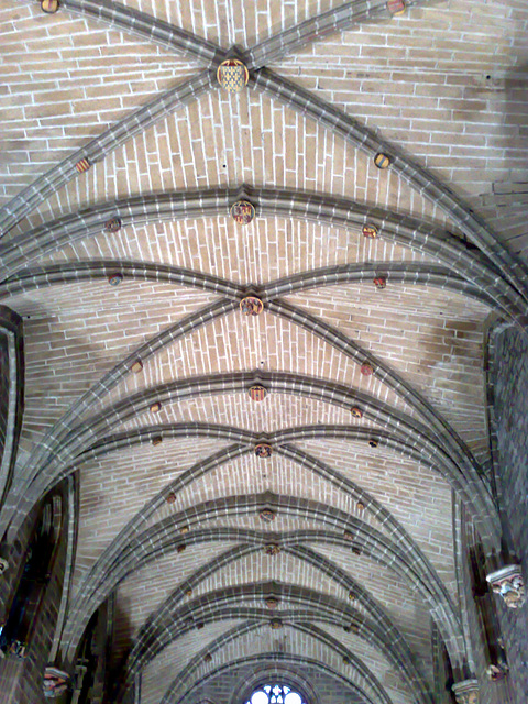 Catedral de Pamplona. Bóveda del Refectorio.