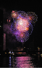 Sylvester firework 2008/09 in Bangkok