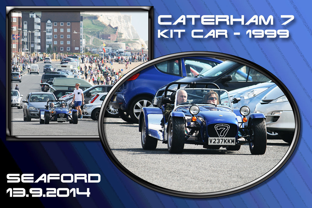 Tour of Britain -  also on the route - 1999 Caterham 7 - kit car - Seaford - 13.9.2014