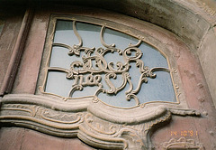 Detail einer Barocktür in Blankenburg