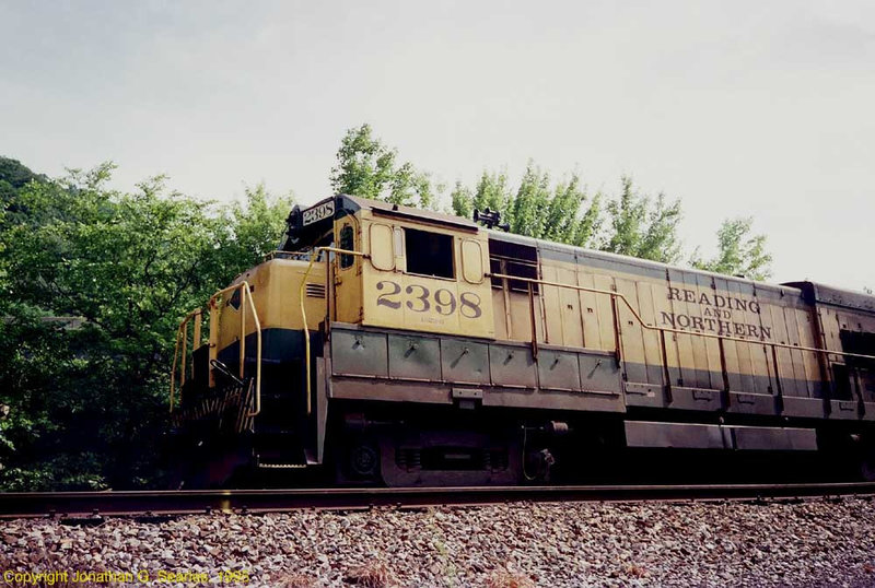 Reading & Northern #2398, Picture 2, West Leesport, PA, USA, 1995