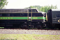 Ex-Reading #903 at West Leesport, PA, USA, 1995