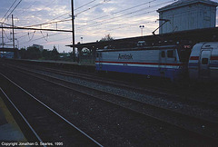 Amtrak #910, Picture 3, Lancaster, PA, USA, 1995