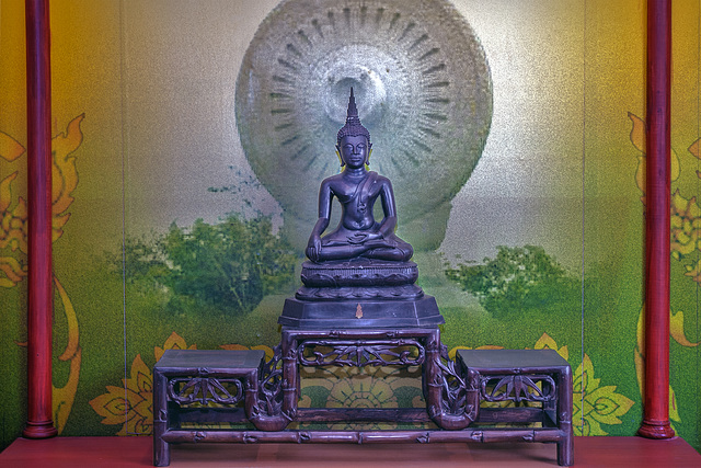 Historic Buddha Image in the museum of Min Buri