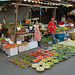 Fresh vegetables sold at the Min Buri market