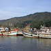 Thai Fisher boats on the pier