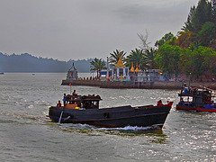 Way into Kaw Thaung harbour