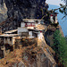 Tiger's Nest Monastery with the fire destroyed part