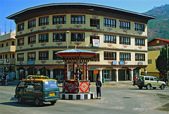 An intersection in Thimphu