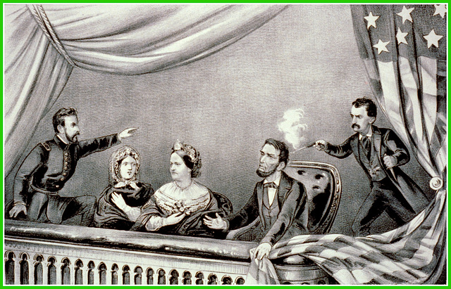 Assassinat d'Abraham Lincoln, lithographie Assassinat d'Abraham Lincoln, lithographie